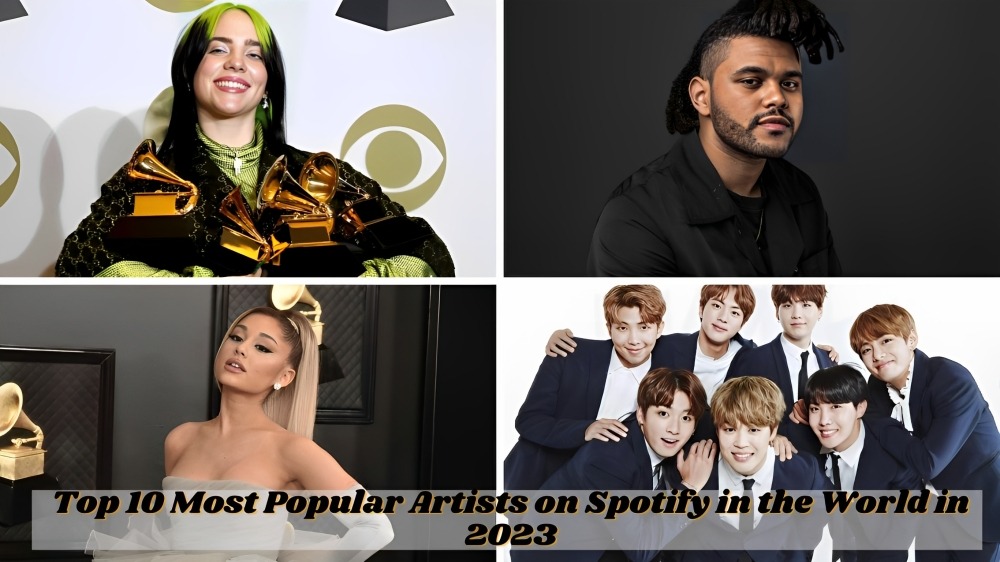 Top 10 Most Popular Artists on Spotify in the World in 2023