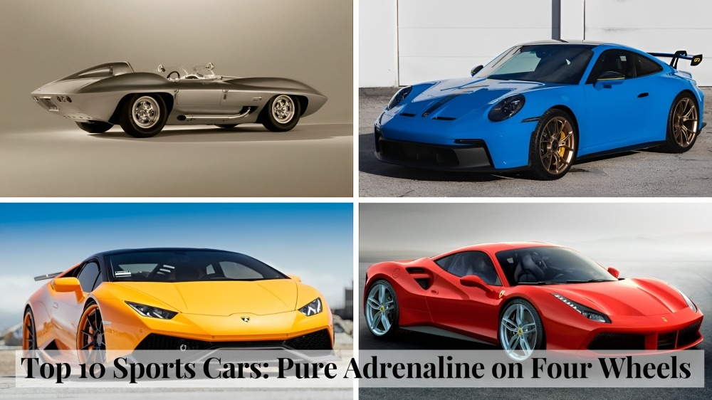 Top 10 Sports Cars: Pure Adrenaline on Four Wheels