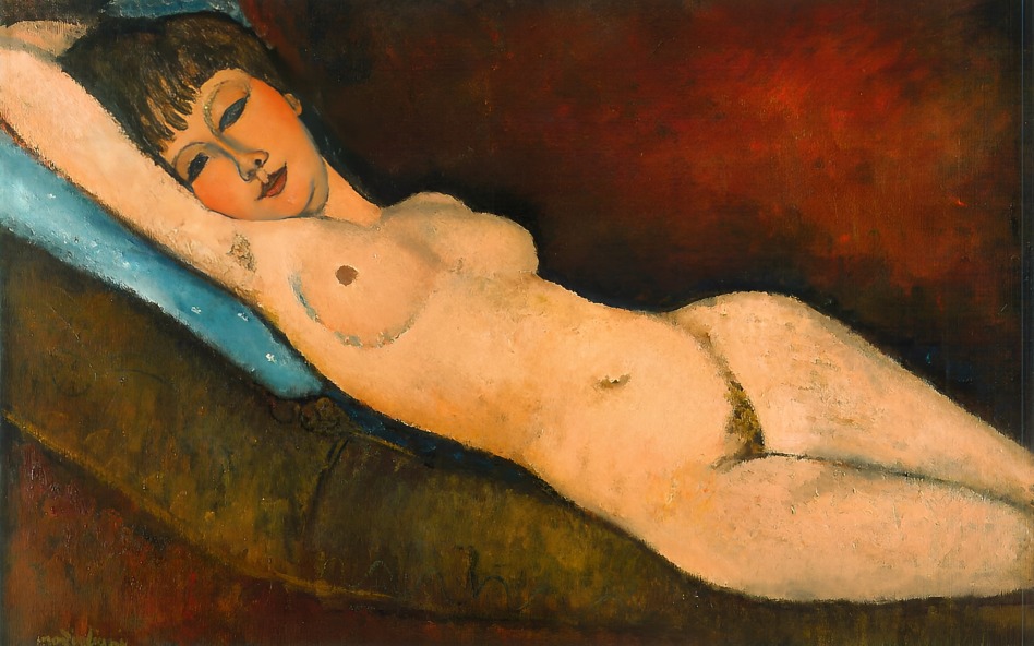 Amedeo Modigliani, Nu couché, 1917–18